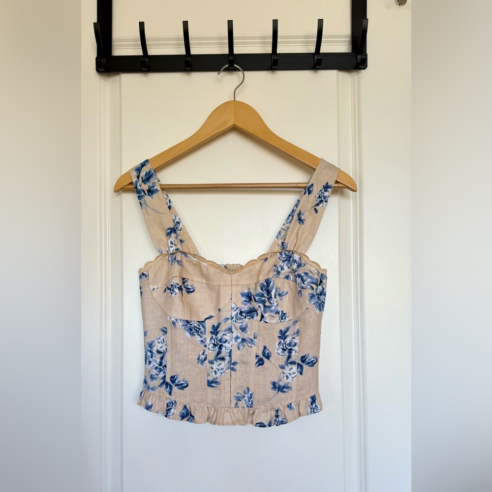 Reformation Anatolia Linen Two Piece in Hugo.Brand new without tags,never worn. - Picture 6 of 16